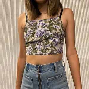 Brandy Melville Open Back Tie shirt